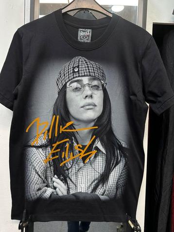 Billie eilish t-shirt maat m 2 kanten opdruk beschikbaar voor biedingen
