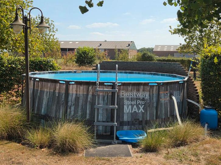 Bestway SteelPro, Tuin en Terras, Zwembaden, Gebruikt, 200 tot 400 cm, 300 cm of meer, Rond, Ophalen of Verzenden