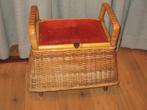 Antiek rieten Mand /zitmand,v.a 20,00e, Ophalen, Gebruikt, Mand, Riet
