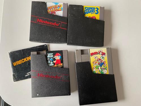 Nintendo nes Super Mario 2,3, Mario & Yoshi en Wrecking Crew, Spelcomputers en Games, Games | Nintendo NES, Gebruikt, Racen en Vliegen