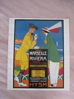 Oude Treinen poster  Met HYSM naar MARSEILLE en de RIVIERA v, Ophalen of Verzenden, Nieuw, Overige typen