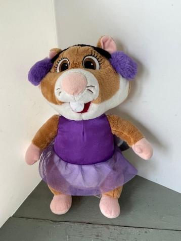 Albert heijn knuffel hamster kerstmis / kerstmeisje paars ah beschikbaar voor biedingen