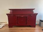 Antiek kast/dressoir met opzetstuk, Ophalen, Gebruikt, 25 tot 50 cm