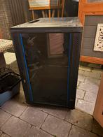 Patchkast 60x100x100 op wielen, Computers en Software, Serverkasten, Ophalen of Verzenden, Gebruikt, Glas, Plaatstaal