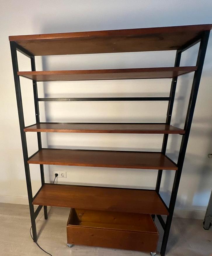 Boekenkast wandkast stellingkast Scandinavisch modulair, Huis en Inrichting, Kasten | Stellingkasten, Zo goed als nieuw, Ophalen of Verzenden