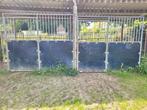 2 stal panelen voorfront beide met draaideur, Dieren en Toebehoren, Stalling en Weidegang