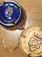 Italiaanse Proseccocapsule&kurk BORTOLOMIOL blauw&goud nr.04, Ophalen of Verzenden, Nieuw, Italië, Overige typen