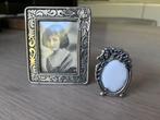 Set 2 fotolijstjes • 925 zilver • gemerkt • vintage, Antiek en Kunst, Ophalen of Verzenden, Zilver