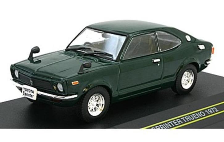 Toyota Sprinter Trueno, Groen, 1/43, First43, Hobby en Vrije tijd, Modelauto's | 1:43, Nieuw, Auto, Overige merken, Ophalen of Verzenden