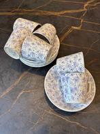 Vintage Société Céramique Maastricht "Mille Fleurs" servies, Antiek en Kunst, Ophalen
