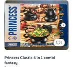 Princess Classic 6 in 1 combi fantasy, Witgoed en Apparatuur, Gourmetstellen, Ophalen, Zo goed als nieuw, 4 t/m 7 personen