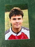 Gesigneerde fotokaart Anders Limpar Arsenal, Ophalen of Verzenden, Spelerskaart