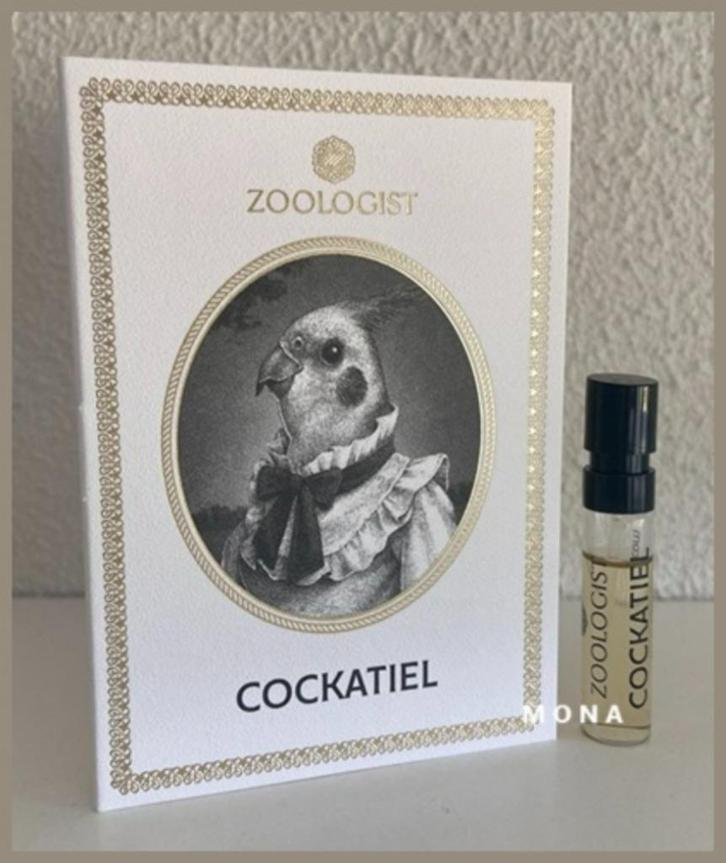 Zoologist Cockatiel niche parfum sample proefje tester, Sieraden, Tassen en Uiterlijk, Uiterlijk | Parfum, Nieuw, Verzenden
