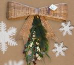 Rivièra maison kerst strik rustic rattan, Ophalen of Verzenden, Nieuw