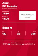 Ajax-Fc Twente 4x naast elkaar 1e ring vak 122