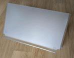 Extra brede laptop standaard van mat plexiglas, Ophalen of Verzenden, Zo goed als nieuw, Bakker Elkhuizen, In hoogte verstelbaar