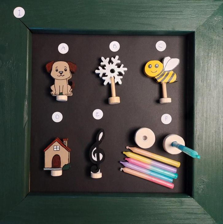 Jaarring/Seizoensring Stekers - Handgemaakt, Kinderen en Baby's, Speelgoed | Houten speelgoed, Nieuw, Overige typen, Ophalen of Verzenden