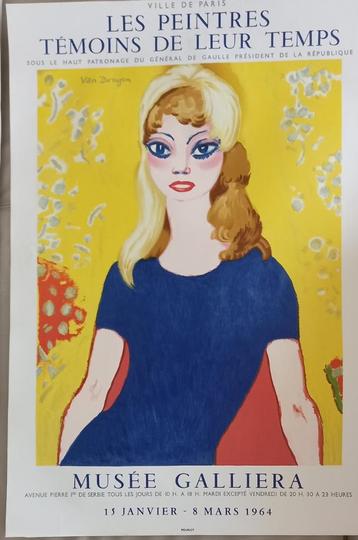 Kees Van Dongen- originele affiche Mourlot Brigitte Bardot beschikbaar voor biedingen