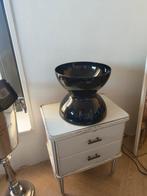 Zwarte IKEA Diabolo Vaas, Huis en Inrichting, Zwart, Ophalen of Verzenden, Minder dan 50 cm, Glas