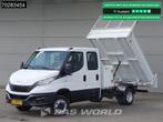 Iveco Daily 35C16 Kipper met Kist Dubbel Cabine Dubbellucht, Stof, Gebruikt, Euro 6, 4 cilinders