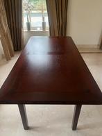 Uitschuifbare eettafel - 95x190/232x147, Ophalen, Gebruikt, 100 tot 150 cm, Vijf personen of meer