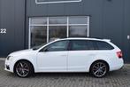Skoda Octavia Combi 2.0 TDI RS | Kuipstoelen | DSG | Navi |, Auto's, Skoda, Euro 5, Zwart, 4 cilinders, Wit