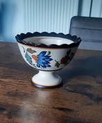 Flora Gouda Plateel Holland Handwerk Schaal, Ophalen of Verzenden