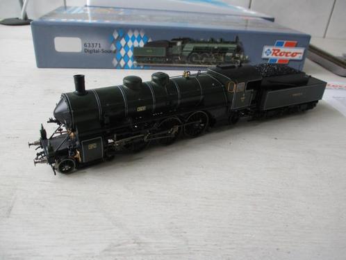 Roco Stoomlok K.Bay,STS.B Digital-Sound no 63371, Hobby en Vrije tijd, Modeltreinen | H0, Nieuw, Locomotief, Gelijkstroom, Roco