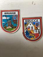 2 foliestickers Brugge (België), Verzenden, Zo goed als nieuw, Sport