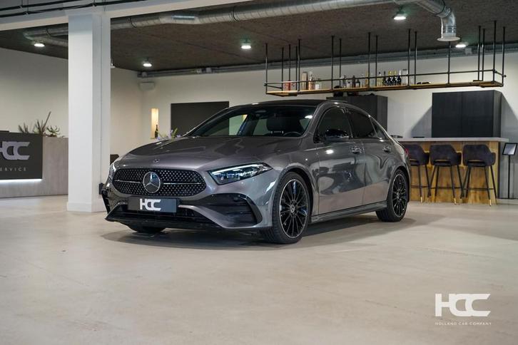 Mercedes-Benz A 200 AMG | Limo | Pano | Sfeer | 19 inch, Auto's, Mercedes-Benz, Bedrijf, Te koop, A-Klasse, ABS, Achteruitrijcamera