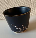 Vintage bloempotje ‘Lente’ Flora Gouda Holland, Rond, Binnen, Ophalen of Verzenden, Zo goed als nieuw