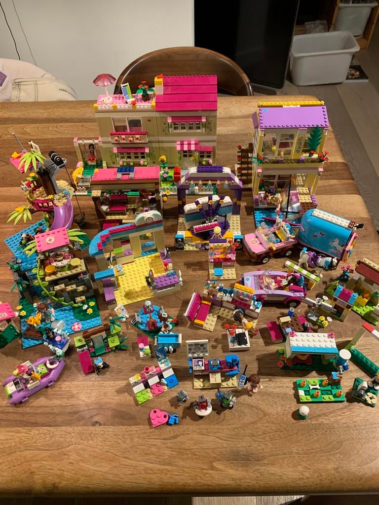Lego Friends pakket met diverse sets, Ophalen, Gebruikt