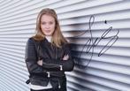 Originele handtekening Zara Larsson, Verzamelen, Muziek, Artiesten en Beroemdheden, Gesigneerd, Foto of Kaart, Ophalen of Verzenden