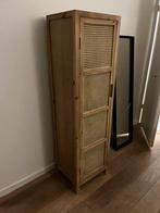 Vintage Rotan Kast - Mooie Opbergkast, Huis en Inrichting, Met plank(en), Minder dan 50 cm, Gebruikt, Ophalen of Verzenden