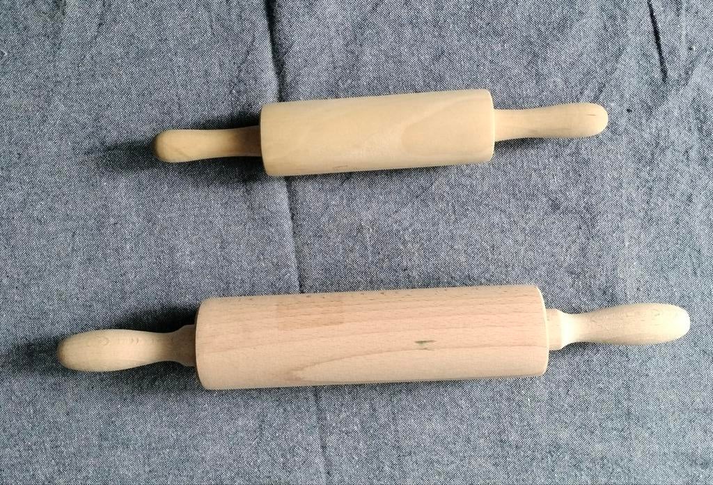 Te koop 2 Deegrollers - Groot en Klein, Ophalen of Verzenden, Gebruikt