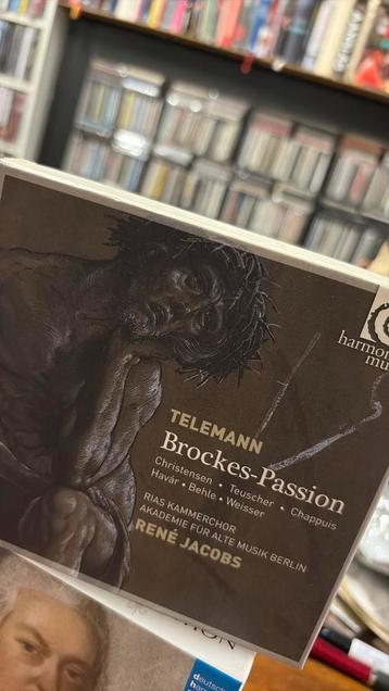 Teleman 2 cd box Brockes passion rene Jacobs beschikbaar voor biedingen
