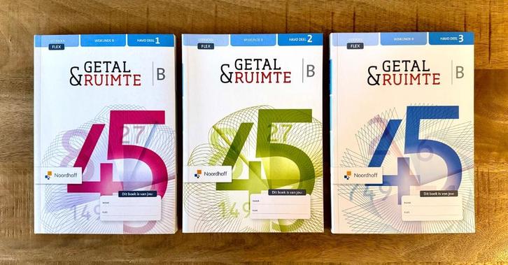 Getal & Ruimte HAVO B Deel 1, 2, 3 Wiskunde 12e editie Nieuw, Boeken, Schoolboeken, Nieuw, Wiskunde B, HAVO, Ophalen of Verzenden