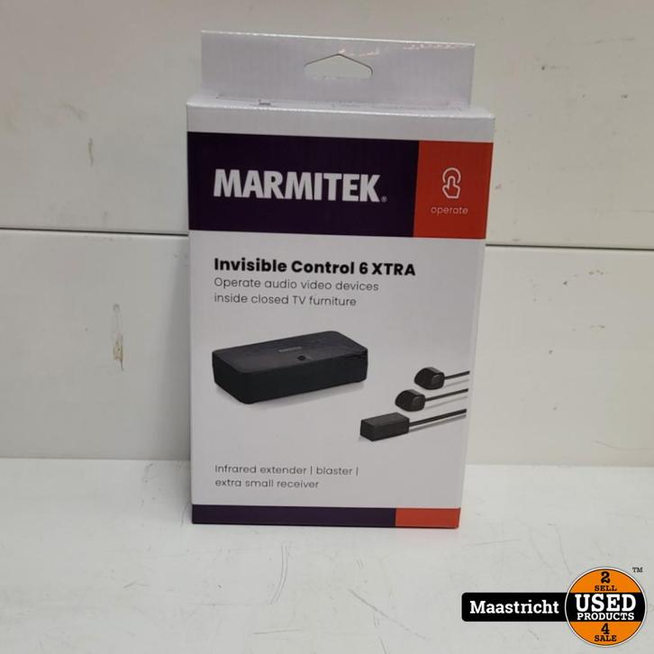 Marmitek invisible control 6 xtra | nooit gebruikt | nwpr 75, Audio, Tv en Foto, Versterkers en Receivers, Zo goed als nieuw