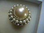 VINTAGE RING MET PARELS VERSTELBAAR, Sieraden, Tassen en Uiterlijk, Antieke sieraden, Verzenden, Overige materialen, Ring