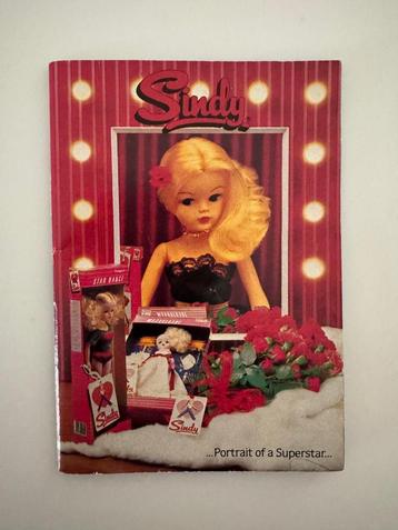 Vintage sindy pedigree folder boekje oude barbie jaren 80 beschikbaar voor biedingen