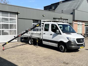 Mercedes-Benz Sprinter 514 2.2 CDI L3 DC Hiab 018 laadkraan  beschikbaar voor biedingen