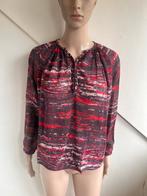 Isabel Marant x H&M zijden top blouse maat S rood zijde, Ophalen of Verzenden, Zo goed als nieuw, Maat 36 (S), Rood