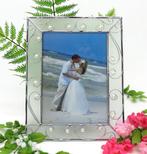 Zeer mooie fotolijst met “parels”., Ophalen of Verzenden, Nieuw, Versiering, Geboorte of Huwelijk