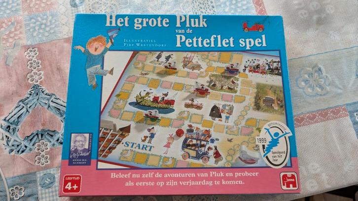 Jumbo Het grote Pluk van de Petteflet spel, Hobby en Vrije tijd, Gezelschapsspellen | Bordspellen, Zo goed als nieuw, Drie of vier spelers