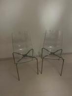 2 Doorzichtige Kunststof Stoelen, Ophalen, Kunststof, Gebruikt, Twee