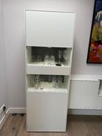 Hülsta wandmeubel en vitrine kast 3 mtr breed 1.80 hoog, Ophalen, Zo goed als nieuw, 200 cm of meer, 25 tot 50 cm