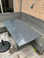 Tuin tafel te koop, Tuin en Terras, Tuintafels, Ophalen of Verzenden, Gebruikt, Rechthoekig, Wicker