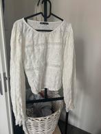 Shirt blouse van broderie maat S wit zara, Maat 38/40 (M), Ophalen of Verzenden, Zo goed als nieuw, Wit