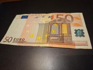 2002 Duitsland 50 euro 1e serie Duisenberg printcode P004 beschikbaar voor biedingen