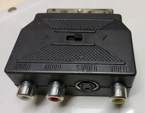 Partij 50 stuks: Scart adapters 3x rca en S-video NIEUW, Audio, Tv en Foto, Audiokabels en Televisiekabels, Nieuw, Scartkabel